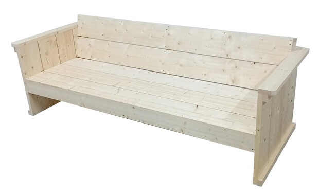 Loungebank steigerhout