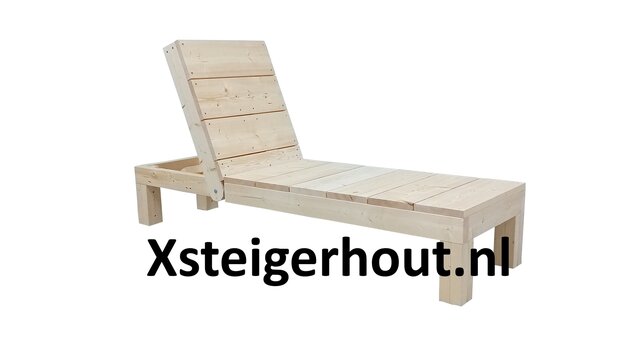 Ligbed steigerhout