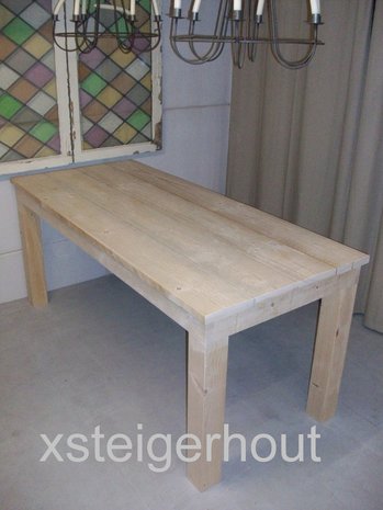 tafel bouwpakket € 99,- xsteigerhout