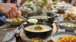 Janny van der Heijden onthult het recept van de Vrijheidssoep 2026: „witte soep als vredesduif”