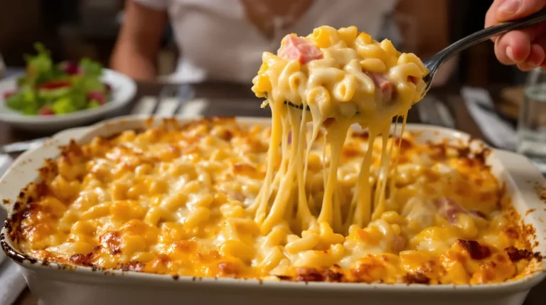 Kaas, ham en een krokant korstje: dit is de macaronischotel waar iedereen voor terugkomt Kaas, ham en een krokant korstje: dit is de macaronischotel waar iedereen voor terugkomt