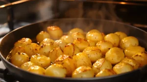 Knapperige aardappelen uit de oven: het geheim is ze eerst tien minuten voor te koken