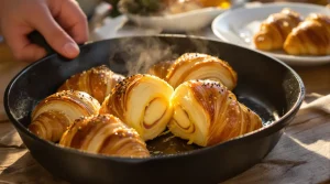 Zin in een bijzonder zondags ontbijt? Ik maak deze hartige croissants in 20 minuten